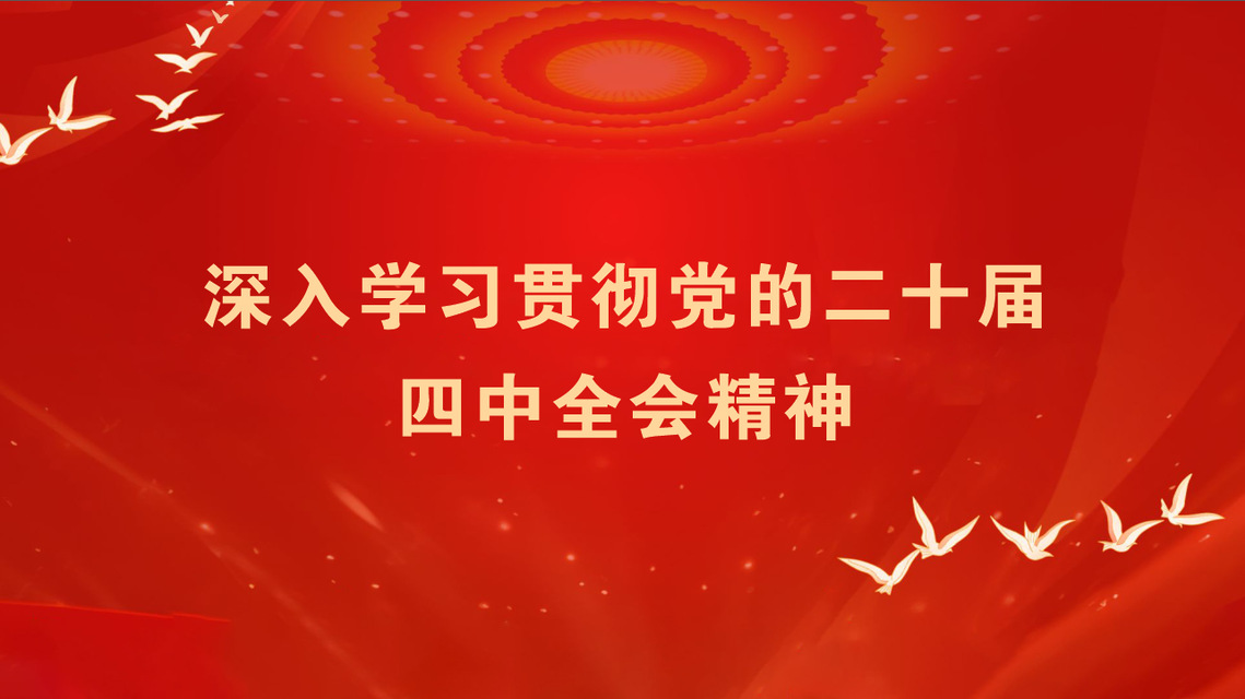 深入学习贯彻党的二十届四中全会...